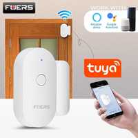 Fuers Tuya Smart WiFi датчик для дверей/вікон сигналізація охорона