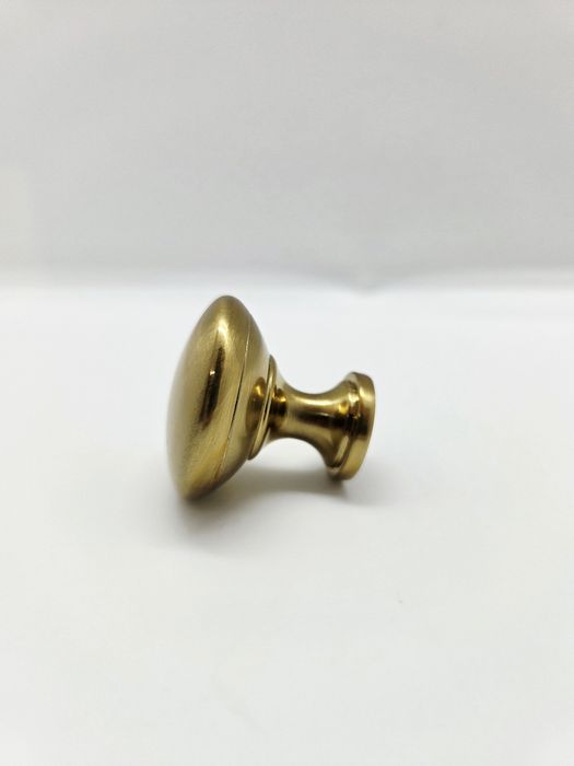 Złoty uchwyt meblowy metalowy do komody szuflady GTV okrągły Ikea