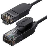 Kabel Sieciowy Ethernet Ugreen Cat 6A UTP 5m, Czarny (70654)