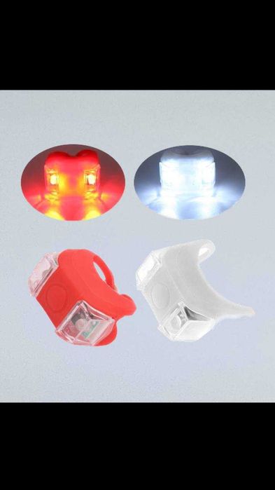 Zestaw! Oświetlenie rowerowe lampki led Przód Tył