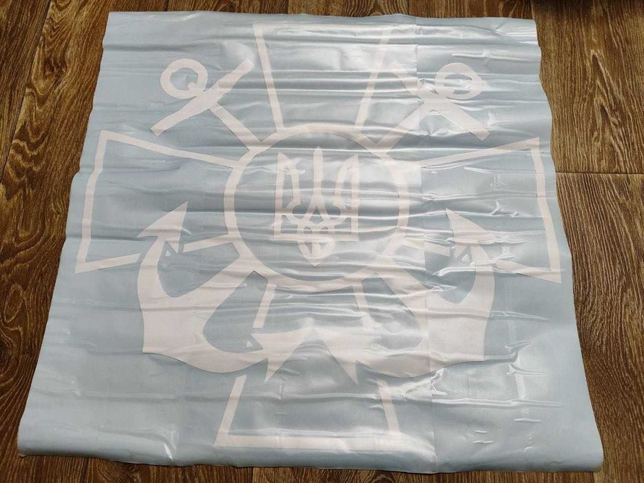 Наклейка oracal 641 на стекло авто патріотичний герб 67х69 см