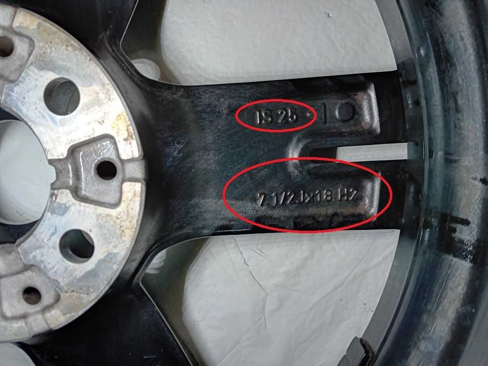 Felga  BMW 18" 7.5Jx18 ET:25 Seria:2' Seria:3' Seria:4'  nr mag. 1/039
