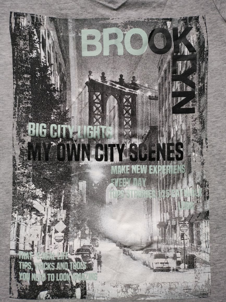Szara bluzka Brooklyn