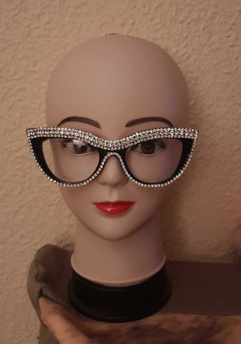 Okulary kocie kolor czarny