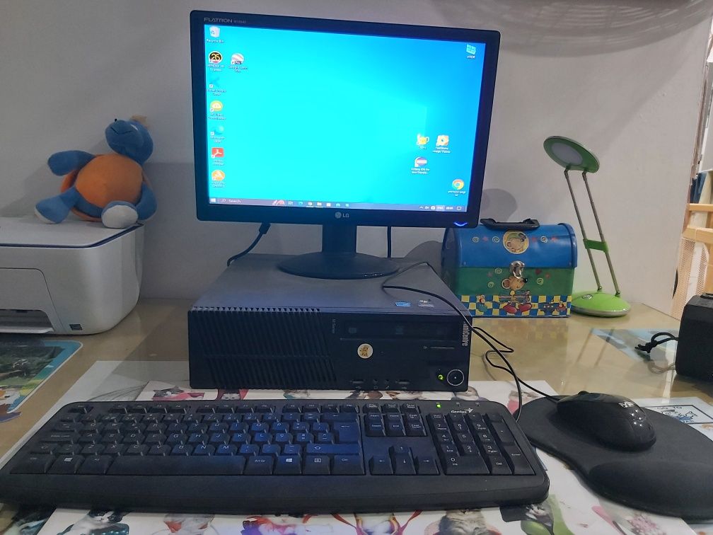 PC Completo Intel i5-2400 • 16 GB RAM • Monitor LG 60Hz + Teclado & Ra