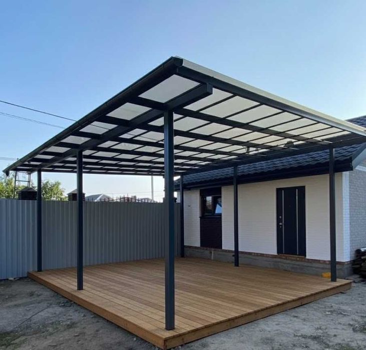 Навіс, арки, паркани, ворота.Металоконструкції та зварювальні роботи!