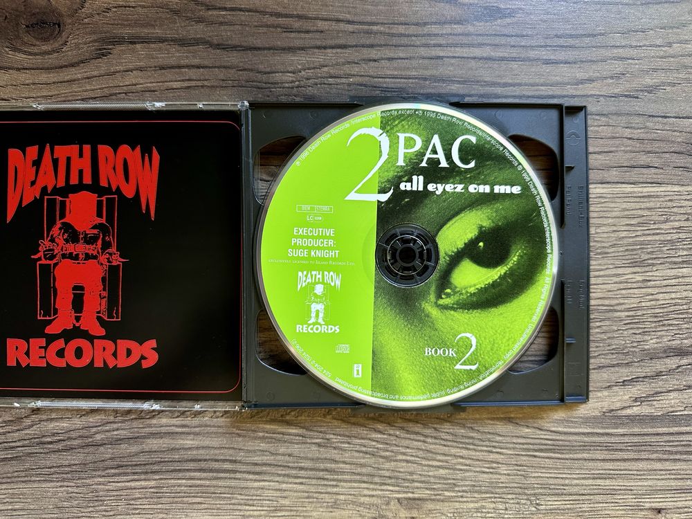 2Pac - All Eyez On Me CD (Green Artwork) West Coast Death Row