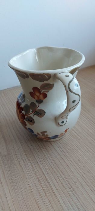 fajansowy dzbanek i 5 kubeczków Włocławek PRL