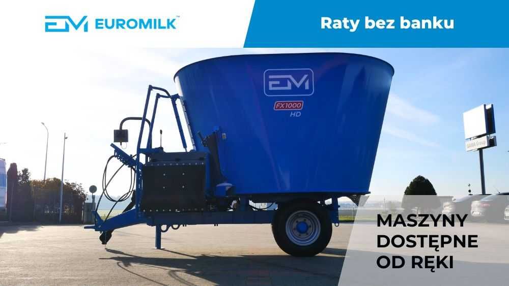 Wóz paszowy / Paszowóz Euromilk FX 1000 HD (10m3) OD RĘKI