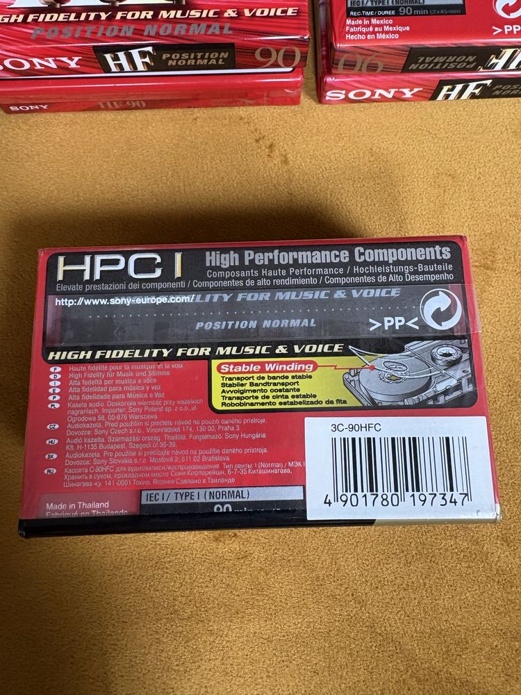 Kasety magnetofonowe Sony HF 90 nowe