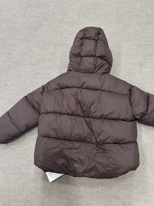 Коричнева куртка пуховик як zara