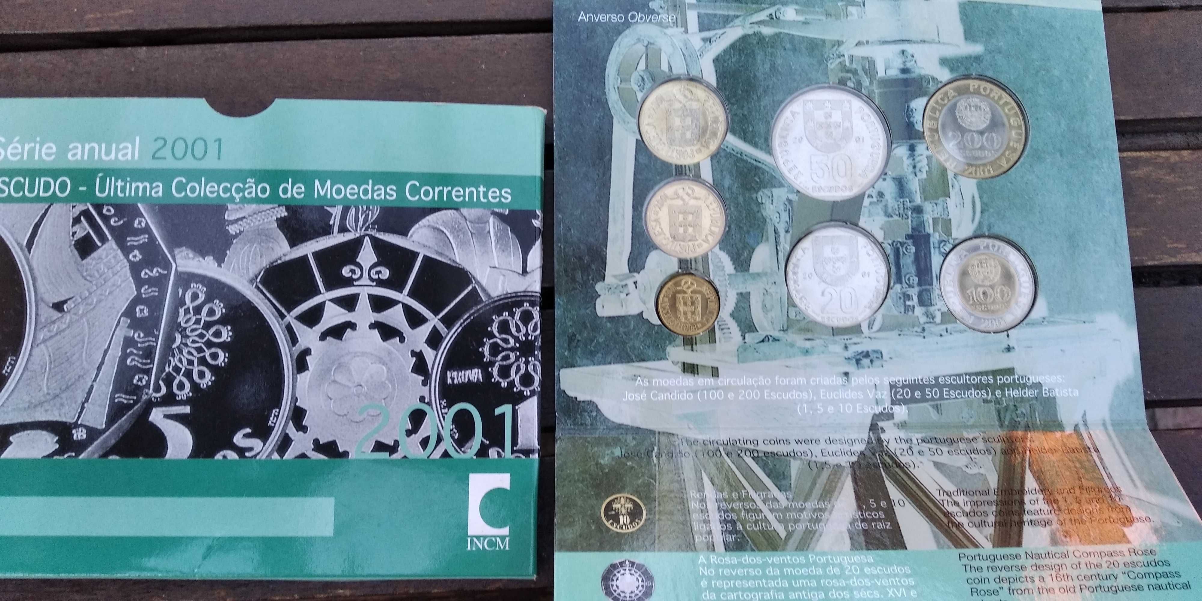 Moedas serie anual 2001