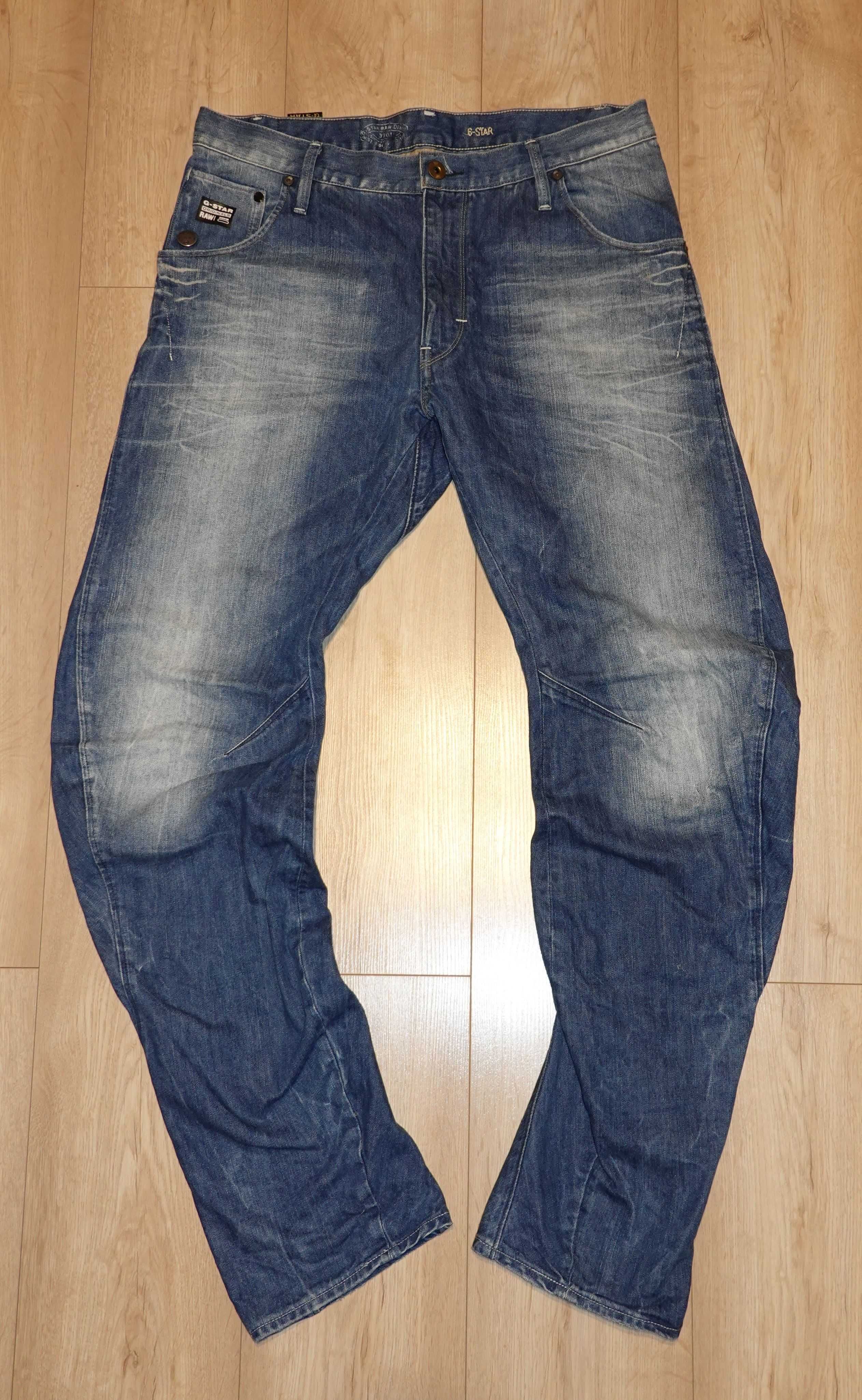 G-Star spodnie męskie 34/34 pas 89 cm