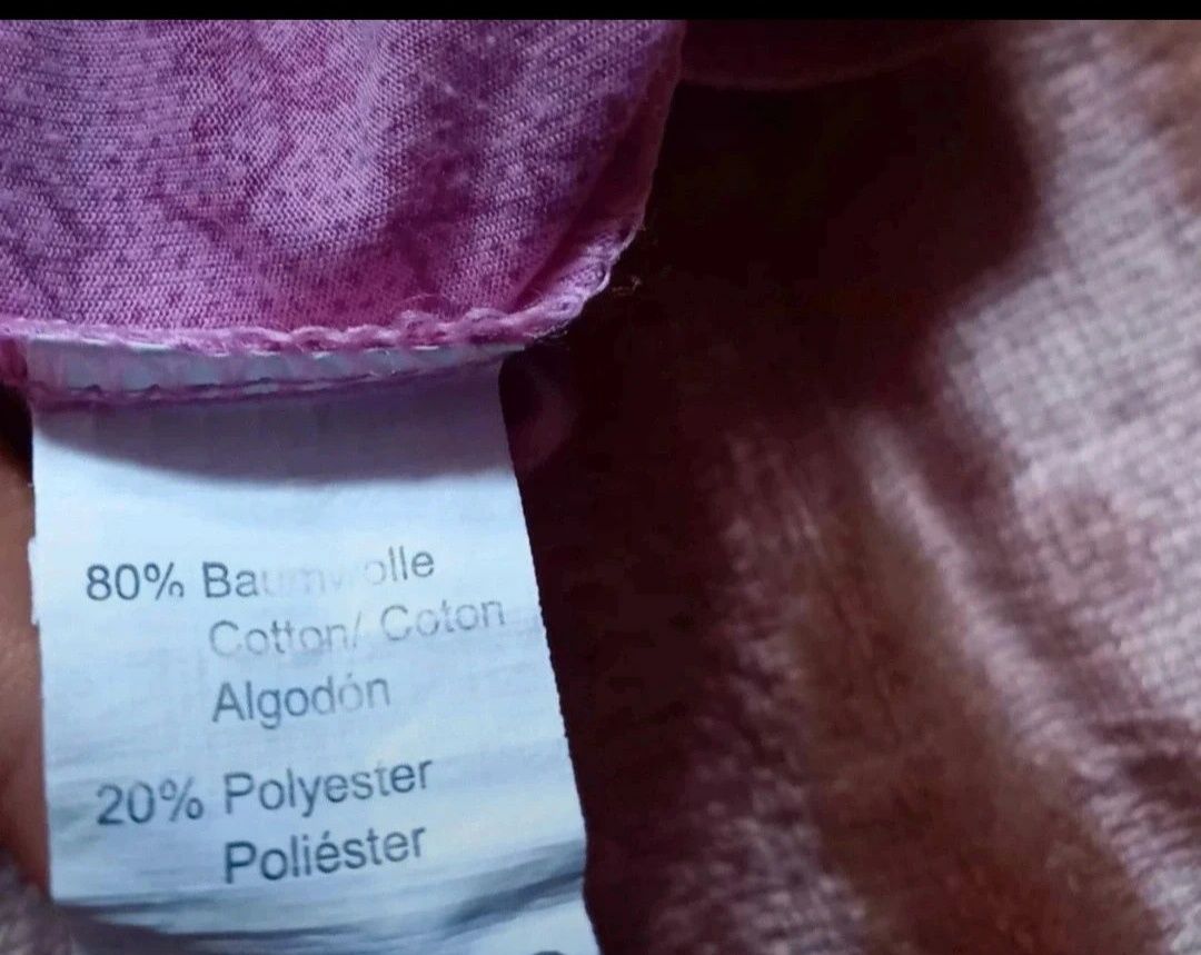 Różowa koszula nocna bawełna 38