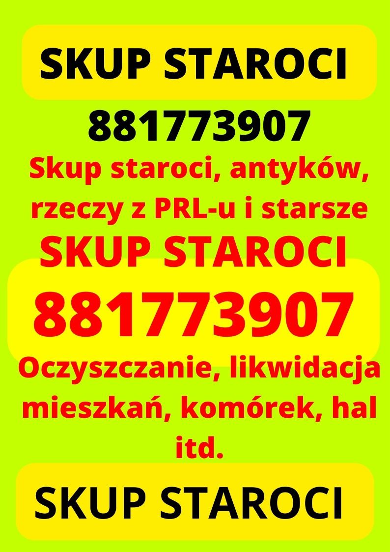 Skup staroci PRL oczyszczanie likwidacja mieszkań komórek