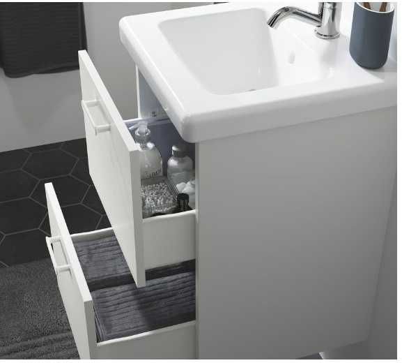 Armário p/lavatorio c/ 2 gavetas 44x43x65 cm