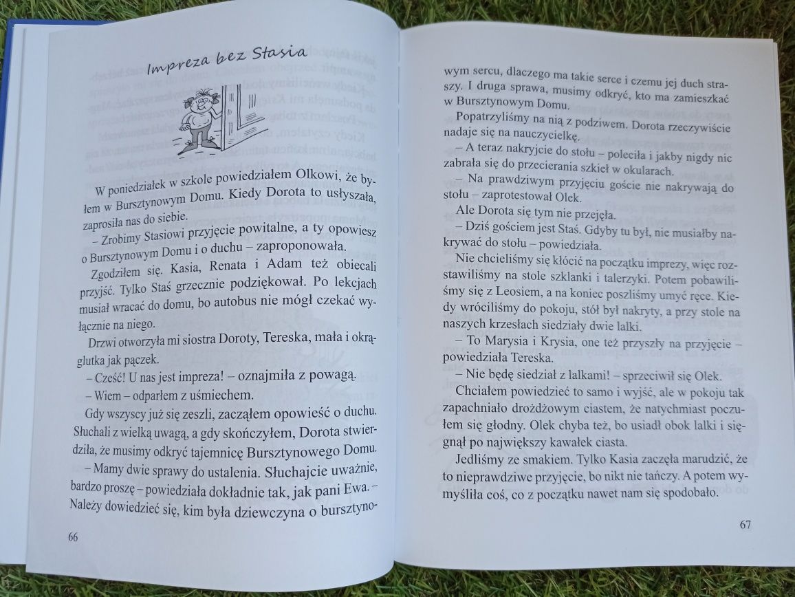 Abecelki i Duch Bursztynowego Domu książka dla dzieci