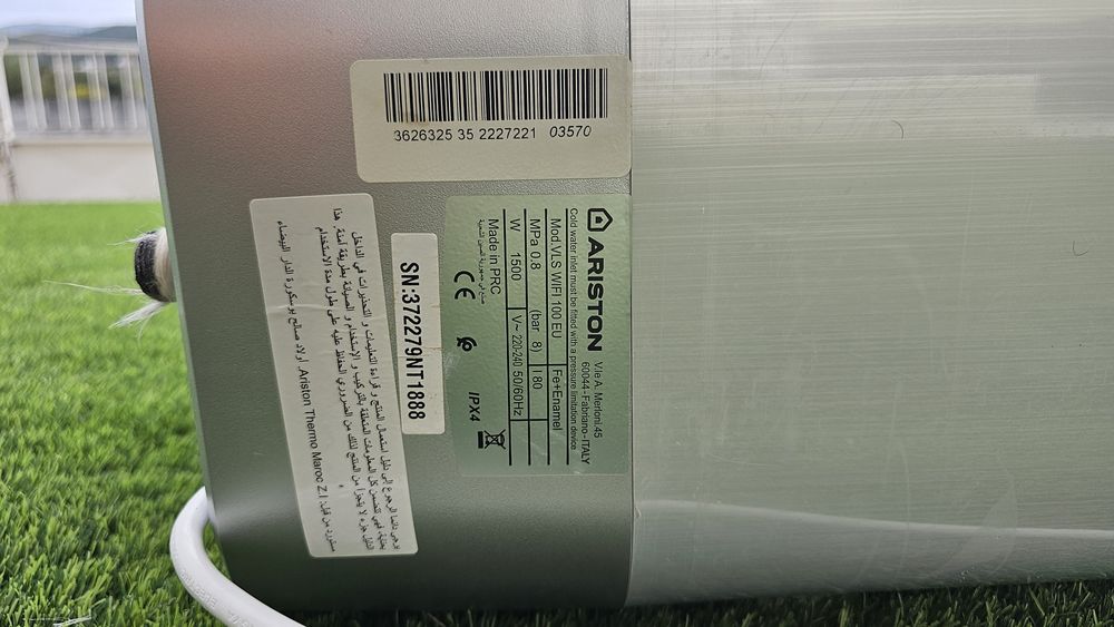 Termoacumulador Ariston Velis Wifi 100lt