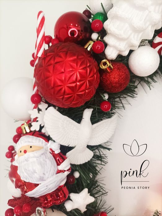 Wianek świąteczny 'Call on me, Santa'