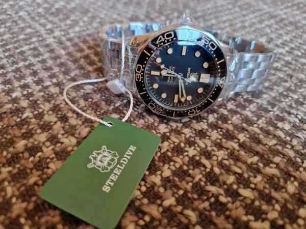 Nowy zegarek automatyczny SteelDive Model: SD1957 wz. Omega