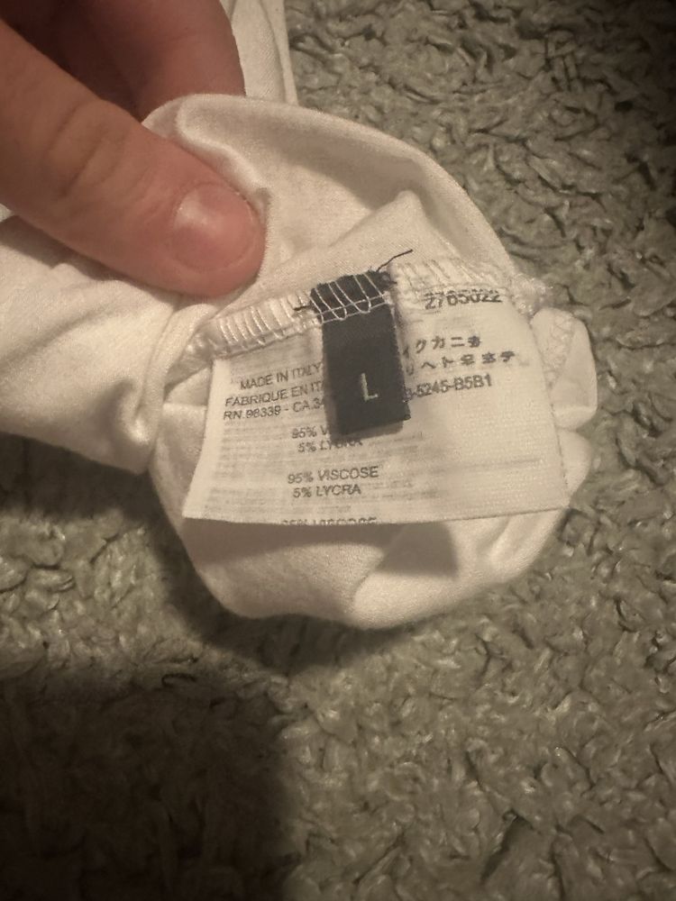 Koszulka prada idealna bialy kolor rozkiar M