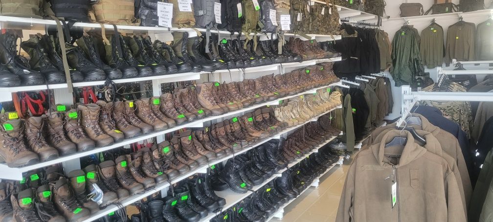 Buty Protektor GROM Czarne (wojskowe, harcerz)