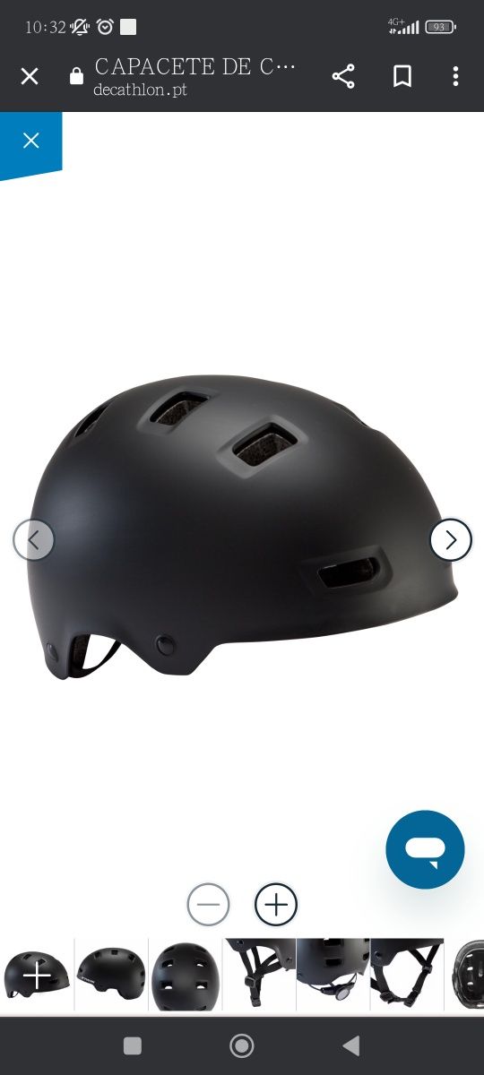 Vendo capacete da Decathlon