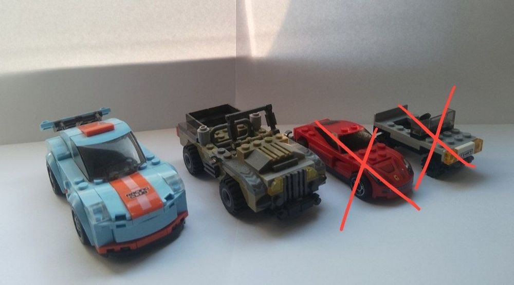 Лего конструктор машинки спорт, військові