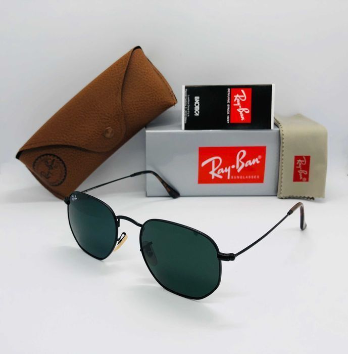 Солнцезащитные очки Ray Ban Hexagonal 3548N Black-Black 54мм