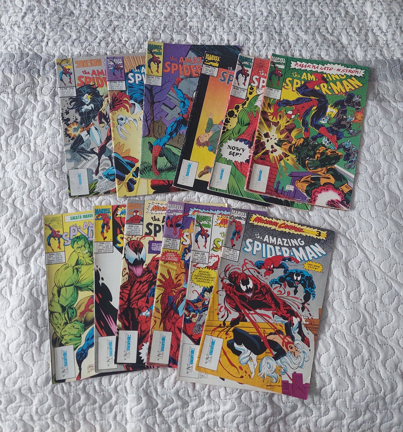 The Amazing Spiderman 101 zeszytów 1990 do 1998