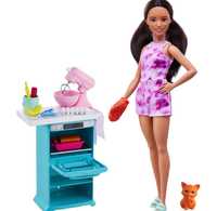 Лялька Барбі та кухня Barbie Doll & Kitchen Playset