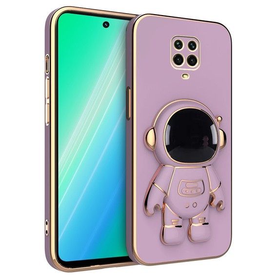 Чехол до Xiaomi Redmi Note 9 Pro / 9s, Astronaut, фиолетовый