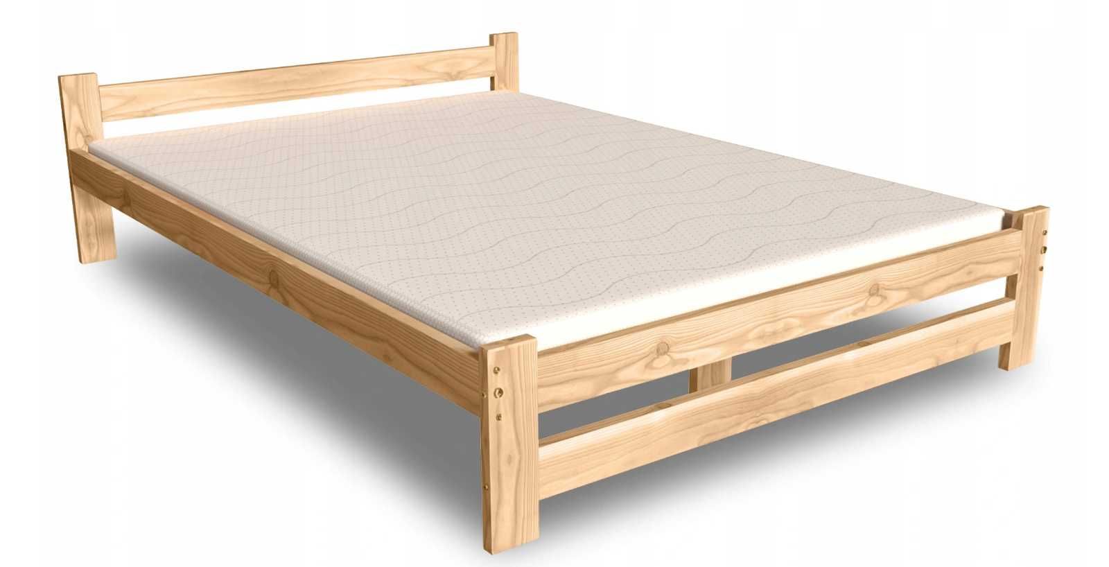 Nowe ŁÓŻKO DREWNIANE 160x200 Sosna Stelaż Producent | *PROMOCJA*