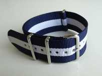 Pasek do zegarka nylonowy NATO 24mm zulu parciany