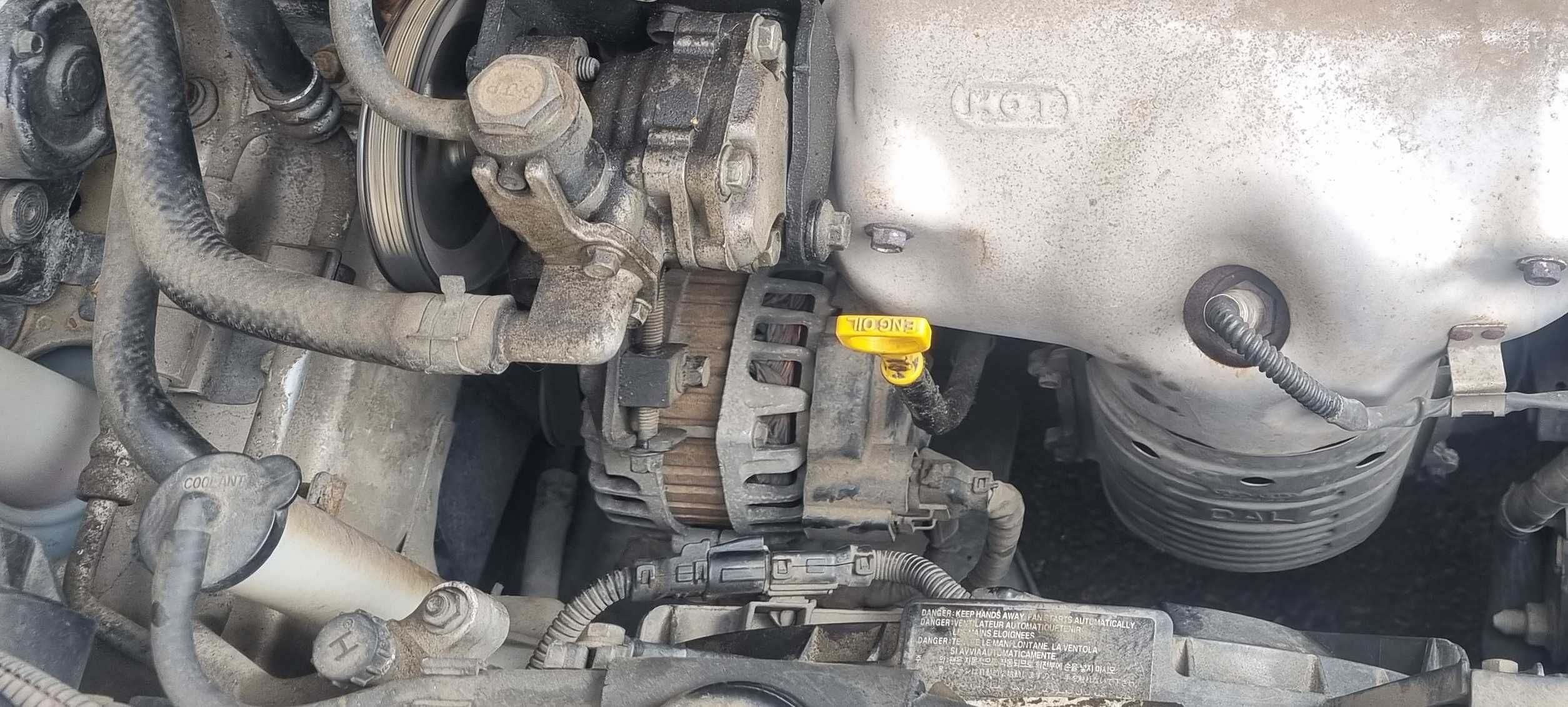 Alternator Kia Cerato 1.6 B 16V 105km 2006r Kod silnika G4ED