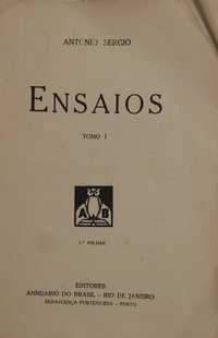 1ª Edição de 1920 - António Sérgio- Ensaios Tomos I