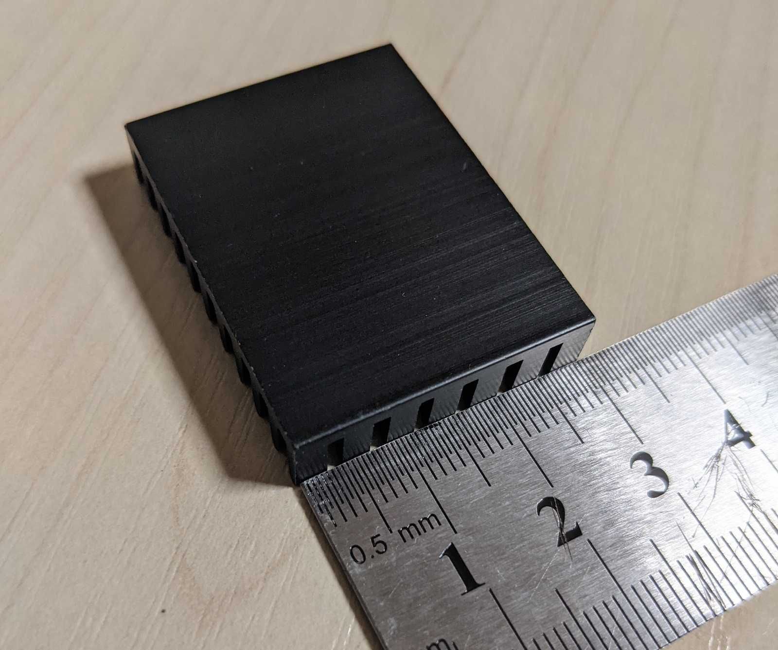 Радіатор алюмінієвий до Raspberry Pi 4, 40*30*8 мм