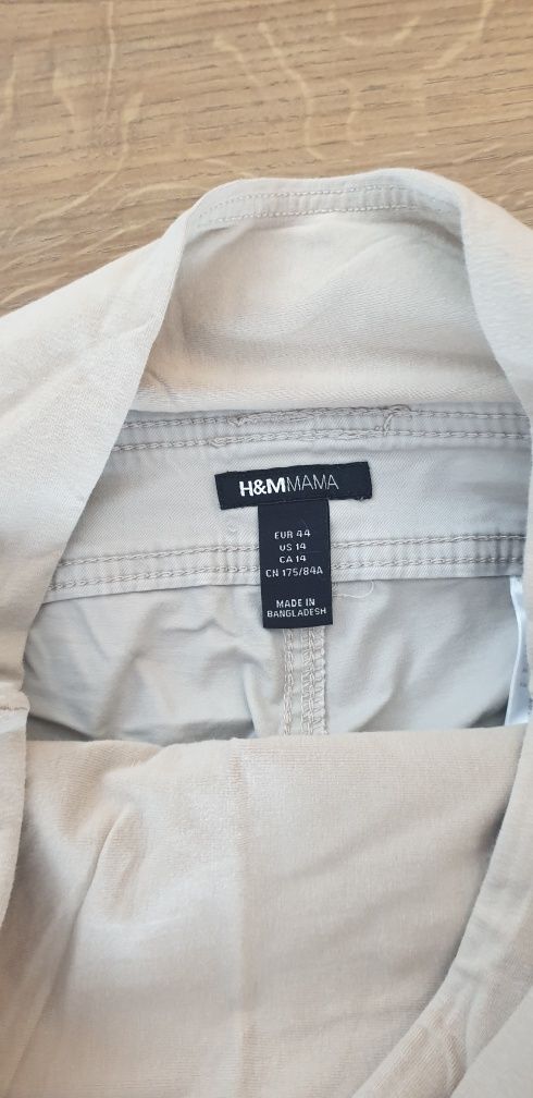 Spodnie rybaczki ciążowe H&M r. 44