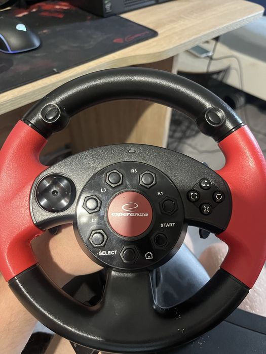 Kierownica z pedalami ESPERANZA