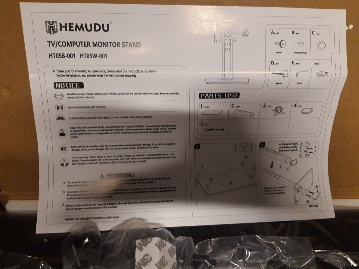 Uchwyt stojak podstawa do monitora 13-32" Hemudu