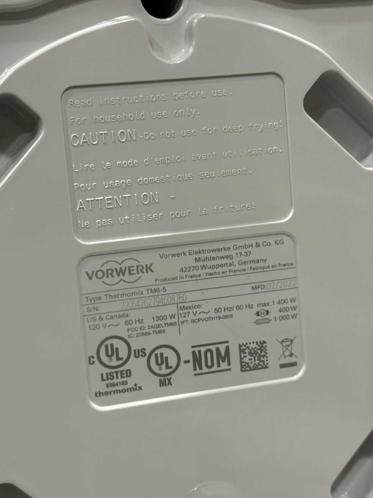 Vorwerk Thermomix TM6‑5 – All‑In‑One Cooker z WiFi