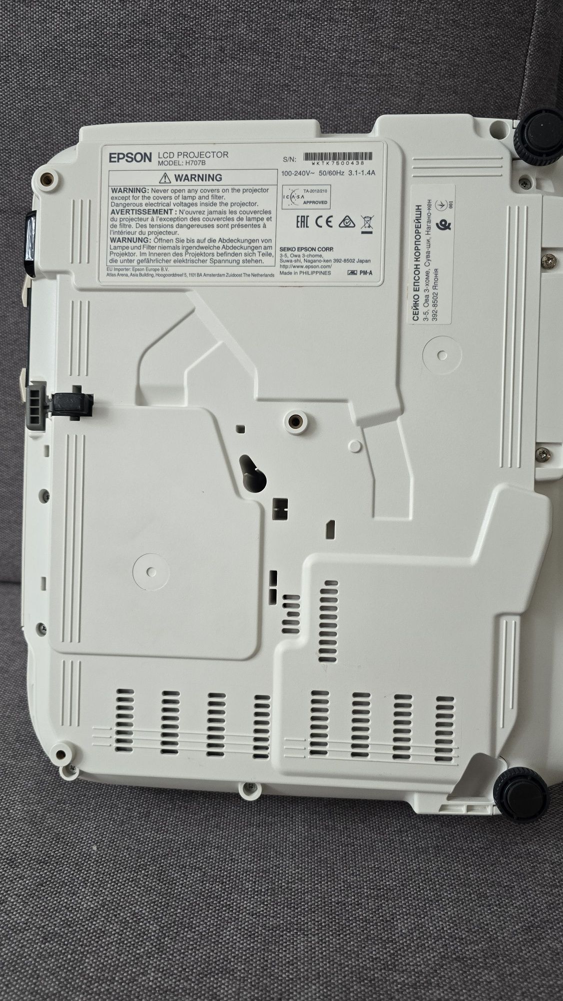 Projektor Epson EH-TW5300 + okulary 3d oryginalne