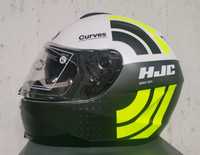 Capacete HJC C70 Curves White/ Yellow Gloss ( NOVOS )