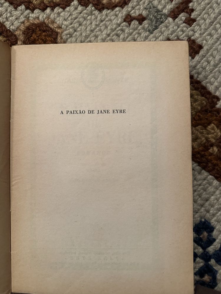 Livro de Romance - A paixao de Jane Eyre