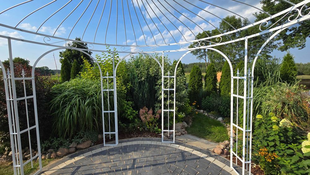 Altana metalowa okrągła