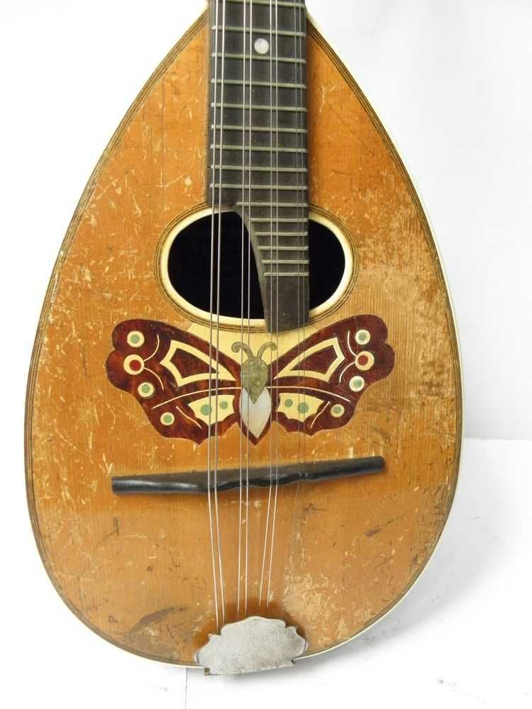 Stara zabytkowa mandolina RICHARD SCHWARTZ retro