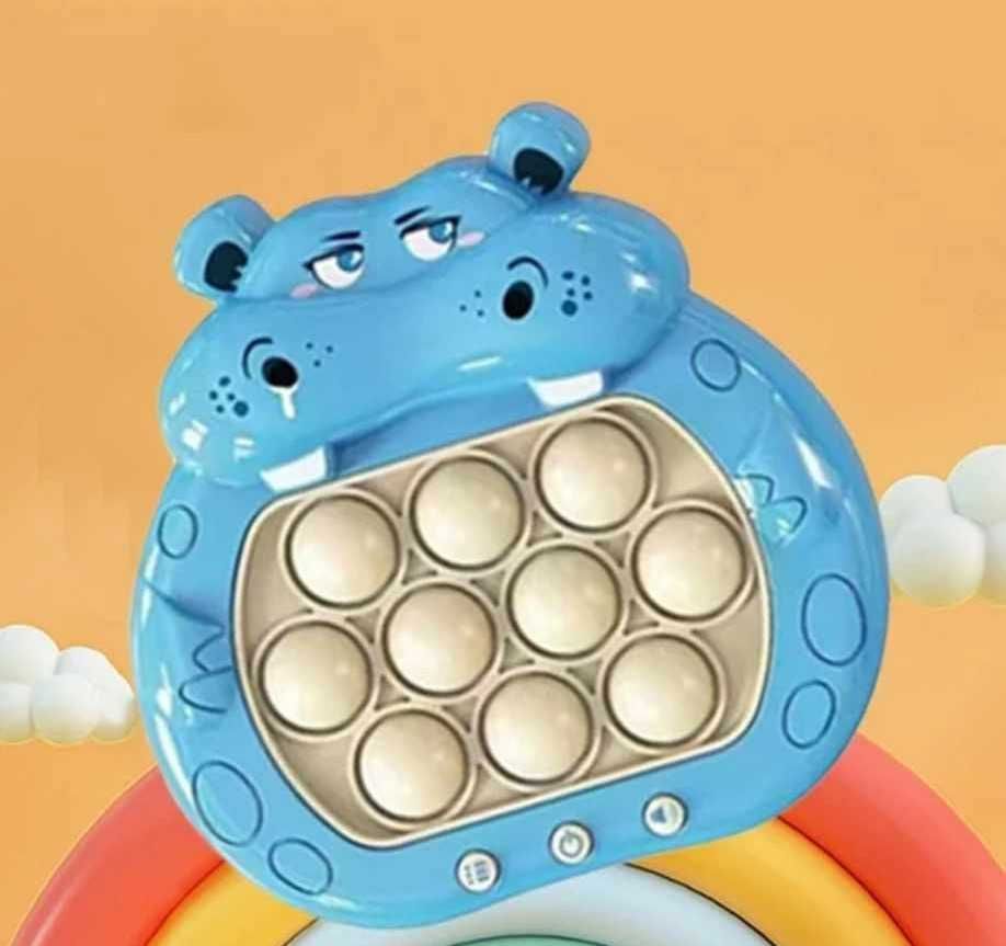 GRA POP IT POPIT elektryczna gra antystresowa zręcznościowa hipopotam