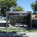 Pergola aluminiowa zadaszenie żaluzjowe - wolnostojąca