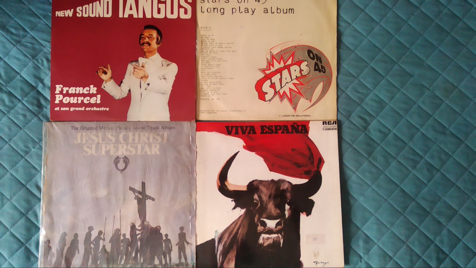 Discos de vinil antigos