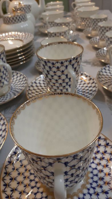 Сервіз ЛФЗ. Тюльпан, Кобальтова сітка